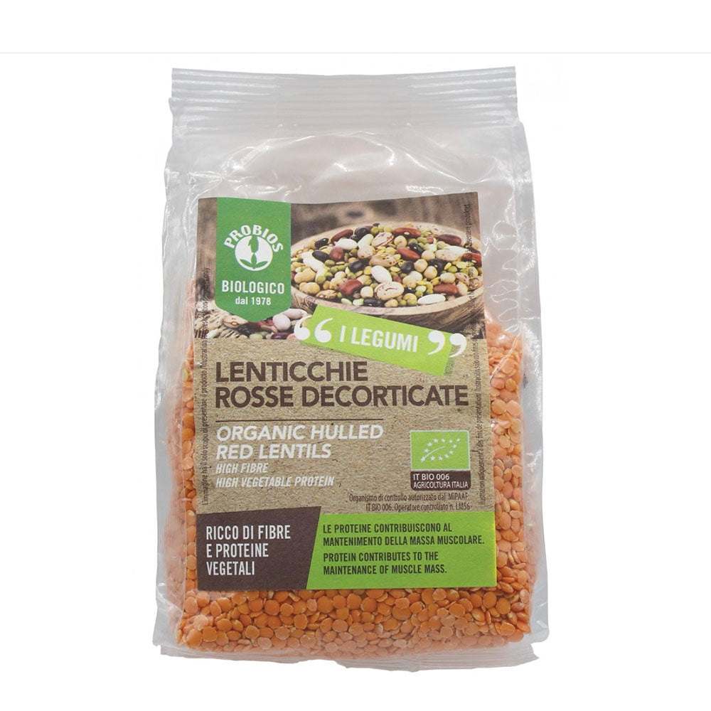 Organic Hulled Red Lentils 400g – Lets Organic