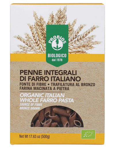 Organic 100% Whole Spelt Penne 500G - Probios -