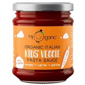 Organic Kids Veggie Pasta Sauce Tomato+Carrot+Parsnip 200g - Mr. Organic -